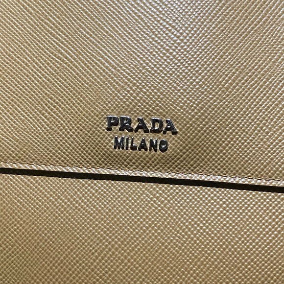 Prada Saffiano Flap Satchel - Picture 10 of 13